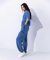 Unisex Acid Washed Jogging Trousers