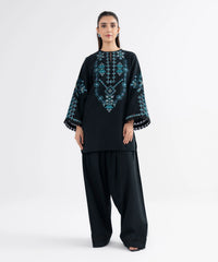 2 Piece - Embroidered Dobby Suit