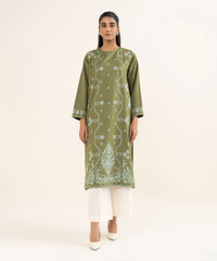 Embroidered Light Khaddar Shirt