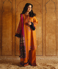 3 Piece - Embroidered Twill Suit