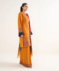 3 Piece - Embroidered Twill Suit